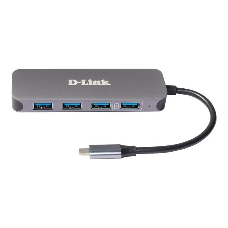 D-Link DUB-2340 hub de interfaz USB Tipo C 5000 Mbit/s Gris D-Link DUB-2340 hub de interfaz USB Tipo C 5000 Mbit/s Gris