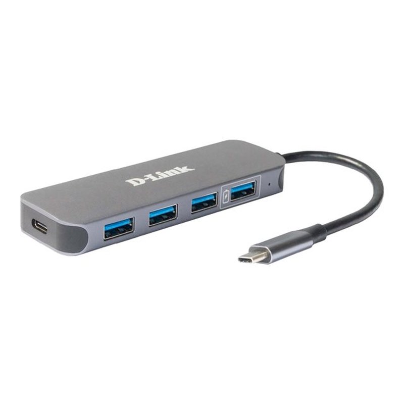 D-Link DUB-2340 hub de interfaz USB Tipo C 5000 Mbit/s Gris D-Link DUB-2340 hub de interfaz USB Tipo C 5000 Mbit/s Gris - Imagen 2
