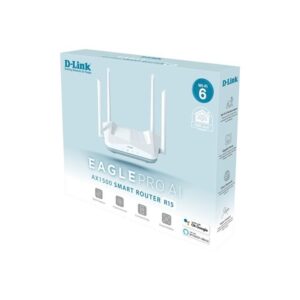 D-Link R15 router inalámbrico Gigabit Ethernet Doble banda (2,4 GHz / 5 GHz) Blanco