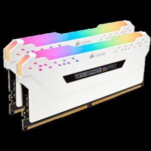 Alternative view of DDR4 16GB BUS 3200 CORSAIR CL16 VENGEANCE RGB PRO WHITE KIT 2X8GB