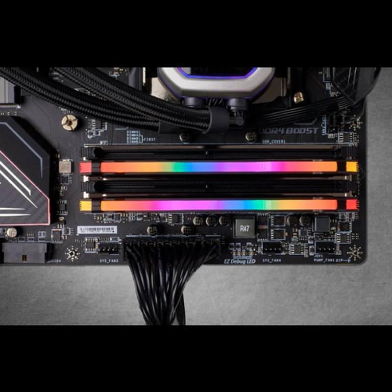 DDR4 16GB BUS 3200 CORSAIR VENGEANCE RGB PRO BLACK KIT 2X8GB - Imagen 5