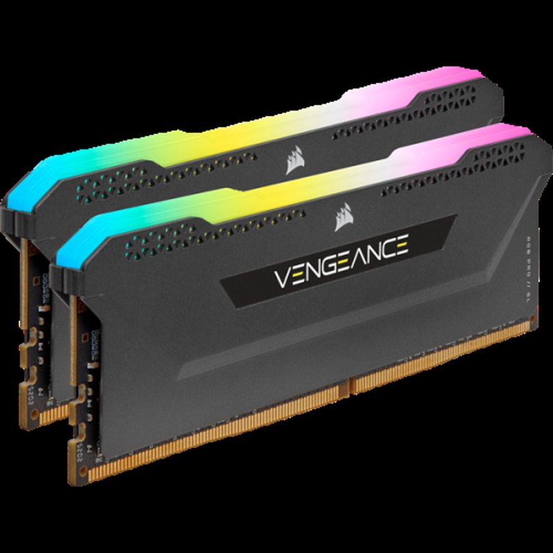 DDR4 32GB BUS 3200 CORSAIR VENGEANCE RGB PRO BLACK KIT 2X16GB - Imagen 5