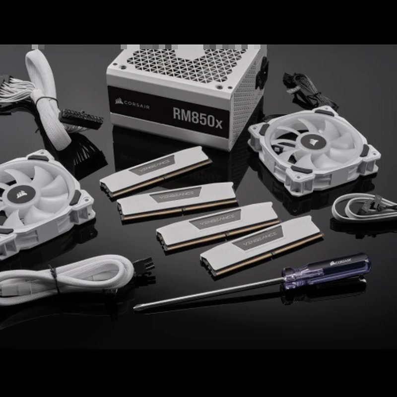 DDR5 32GB BUS 5600 CORSAIR CL40 VENGEANCE WHITE KIT 2X16GB - Imagen 7