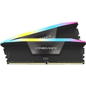 DDR5 32GB BUS 6000 CORSAIR CL38 VENGEANCE RGB BLACK KIT 2X16GB