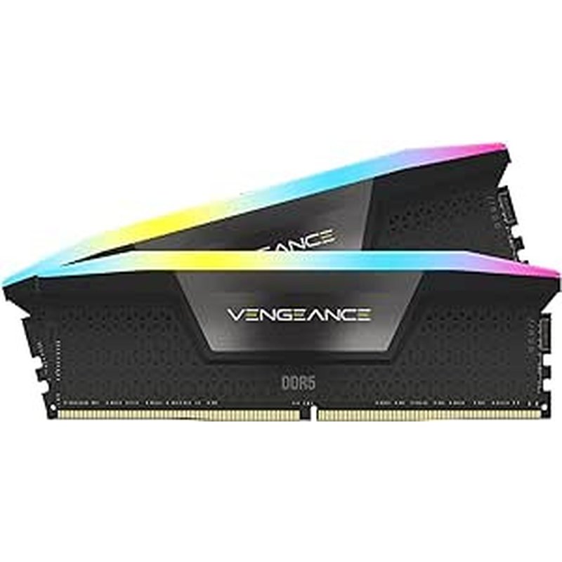 DDR5 32GB BUS 6000 CORSAIR CL38 VENGEANCE RGB BLACK KIT 2X16GB