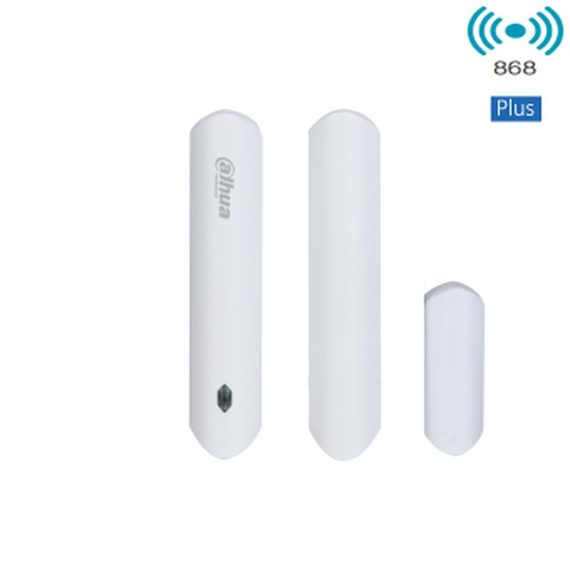 (DHI-ARD324-W2(868)) DAHUA ALARMAS CONTACTOR MAGNETICO VIA RADIO COMPUESTO POR UN SENSOR Y UN IMAN, ACTIVA ALARMA CUANDO SE ABRE UNA PUERTA, SENSOR ACELEROMETRO TRIAXIAL PARA INCLINACION, REED SWITCH