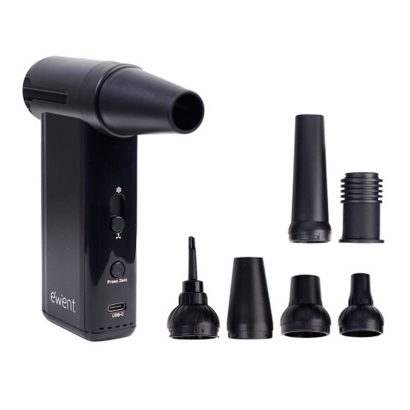 EWENT PISTOLA DE AIRE COMPRIMIDO 8 VELOCIDADES, ASPIRADOR, BOMBA DE VACIO E INFLADOR (130000 RPM) EWENT PISTOLA DE AIRE COMPRIMIDO 8 VELOCIDADES, ASPIRADOR, BOMBA DE VACIO E INFLADOR (130000 RPM)