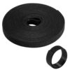 EWENT ROLLO DE BRIDA NYLON HOOP -LOOP REUTILIZABLE TIPO VELCRO 15MM X 10M, 97-15MM, NEGRO EWENT ROLLO DE BRIDA NYLON HOOP -LOOP REUTILIZABLE TIPO VELCRO 15MM X 10M, 97-15MM, NEGRO