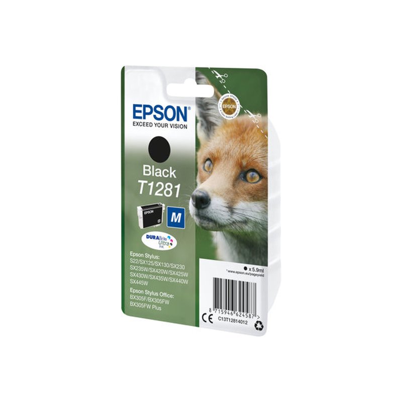 Epson Fox Cartucho T1281 negro (etiqueta RF) - Imagen 2