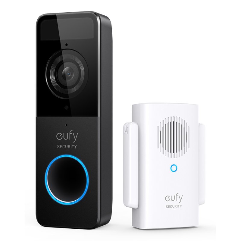 Eufy Video Doorbell 1080p Negro, Blanco Eufy Video Doorbell 1080p Negro, Blanco
