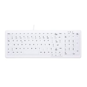 CHERRY AK-C7000 teclado USB AZERTY Francés Blanco