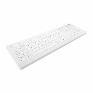 CHERRY AK-C8112 teclado RF inalámbrico AZERTY Francés Blanco