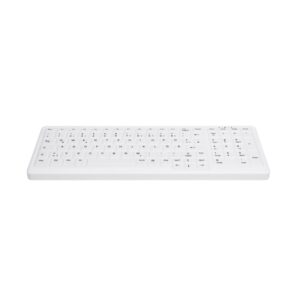 CHERRY AK-C7000 teclado USB AZERTY Francés Blanco