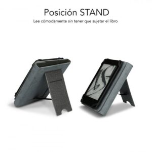 FUNDA TABLET SUBBLIM CLEVER EBOOK STAND CASE 6" GREY