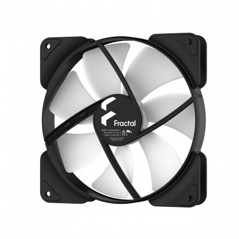 Fractal Design Aspect 14 RGB PWM Carcasa del ordenador Ventilador 14 cm Negro 3 pieza(s) Fractal Design Aspect 14 RGB PWM Carcasa del ordenador Ventilador 14 cm Negro 3 pieza(s) - Imagen 4