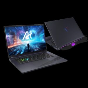 Alternative view of GIGABYTE AORUS 16X ASG-53PTC54SH ordenador portatil Intel® Core™ i7 i7-14650HX Portátil 40,6 cm (16") WQXGA 16 GB DDR5-SDRAM 1 TB SSD NVIDIA GeForce RTX 4070 Wi-Fi 7 (802.11be) Windows 11 Home Portugués Gris