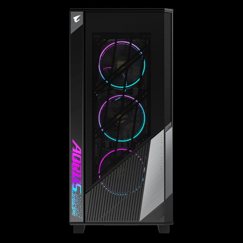 GIGABYTE GB-AC500G ST carcasa de ordenador Midi Tower Negro - Imagen 2