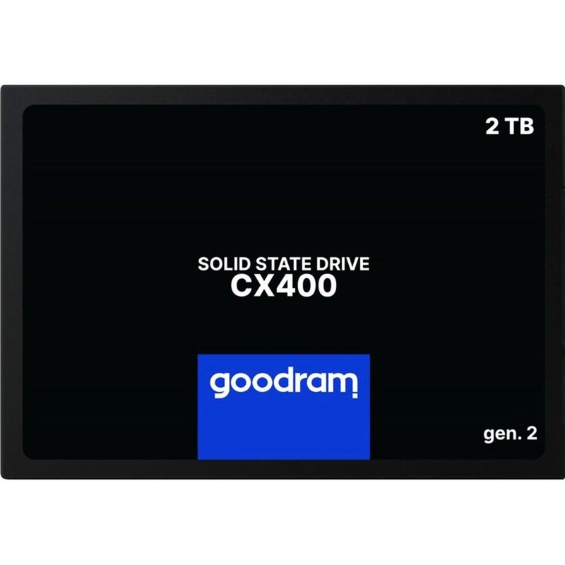 Goodram CX400 SSDPR-CX400-02T-G2 2,05 TB 2.5" Serial ATA III 3D NAND Goodram CX400 SSDPR-CX400-02T-G2 2,05 TB 2.5" Serial ATA III 3D NAND