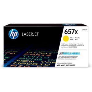 HP Cartucho de tóner Original LaserJet 657X amarillo de alta capacidad