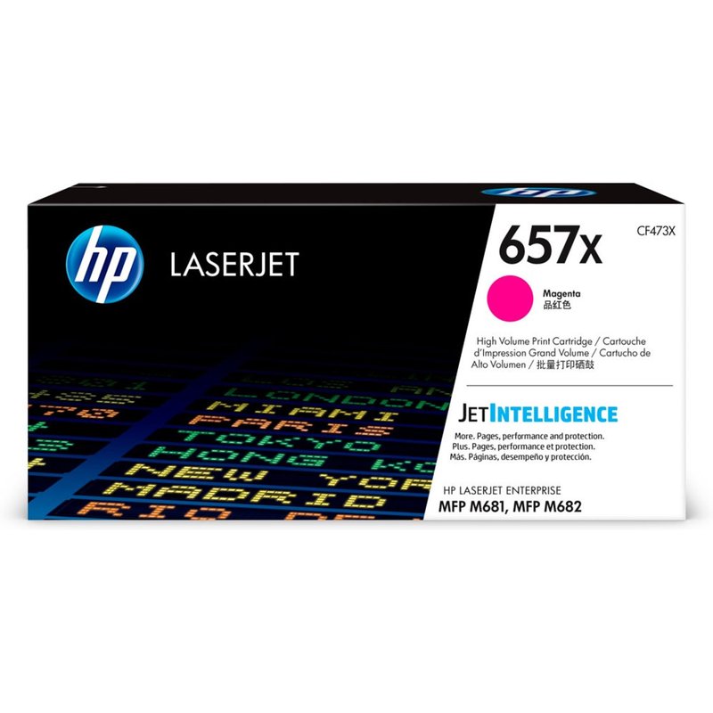 HP Cartucho de tóner Original LaserJet 657X magenta de alta capacidad