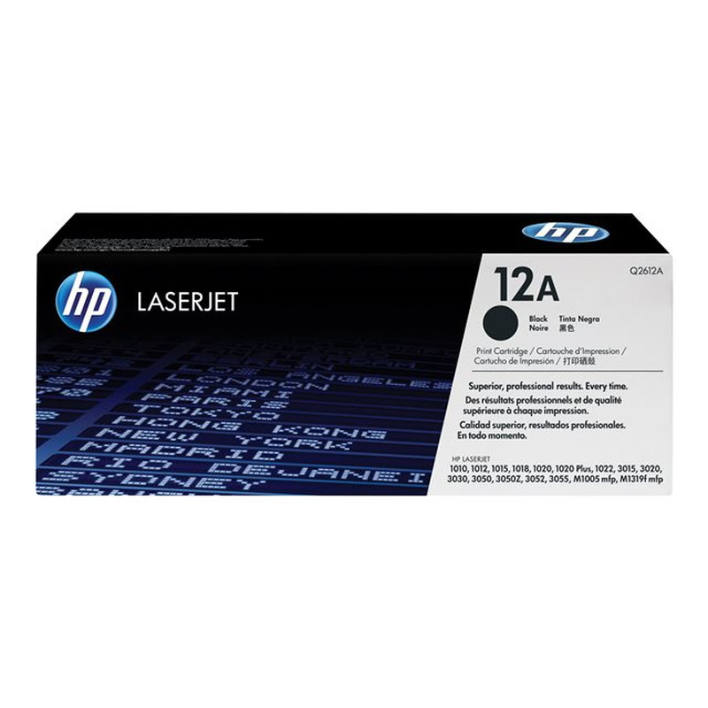 HP Cartucho de tóner original LaserJet 12A negro