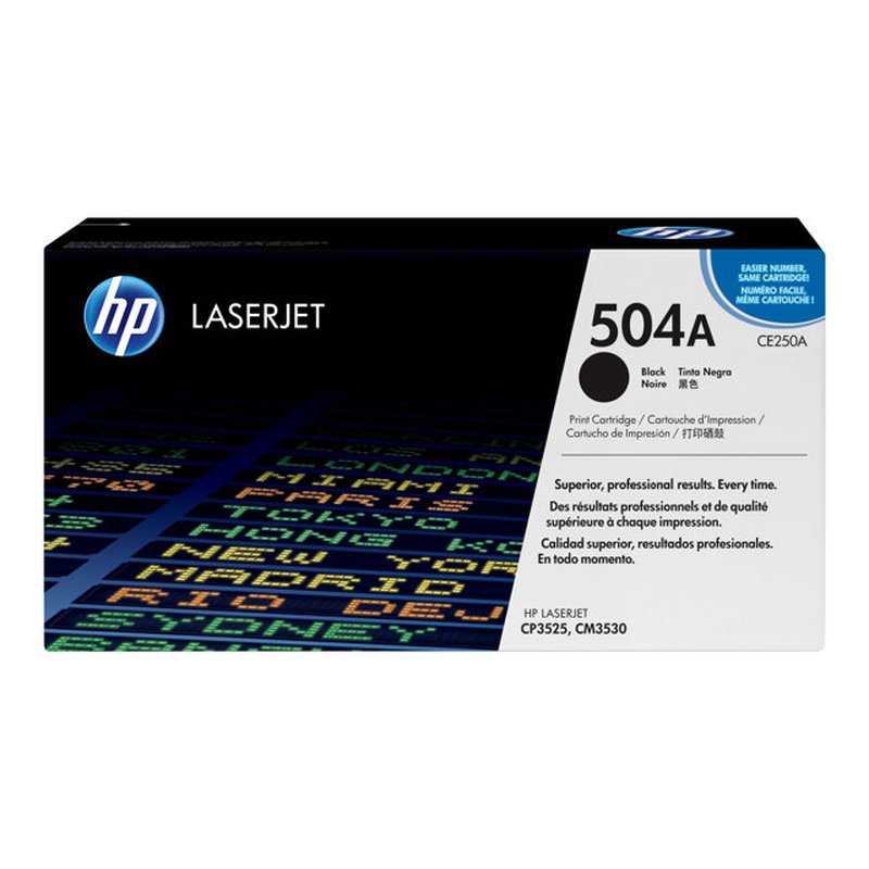 HP Cartucho de tóner original LaserJet 504A negro HP Cartucho de tóner original LaserJet 504A negro