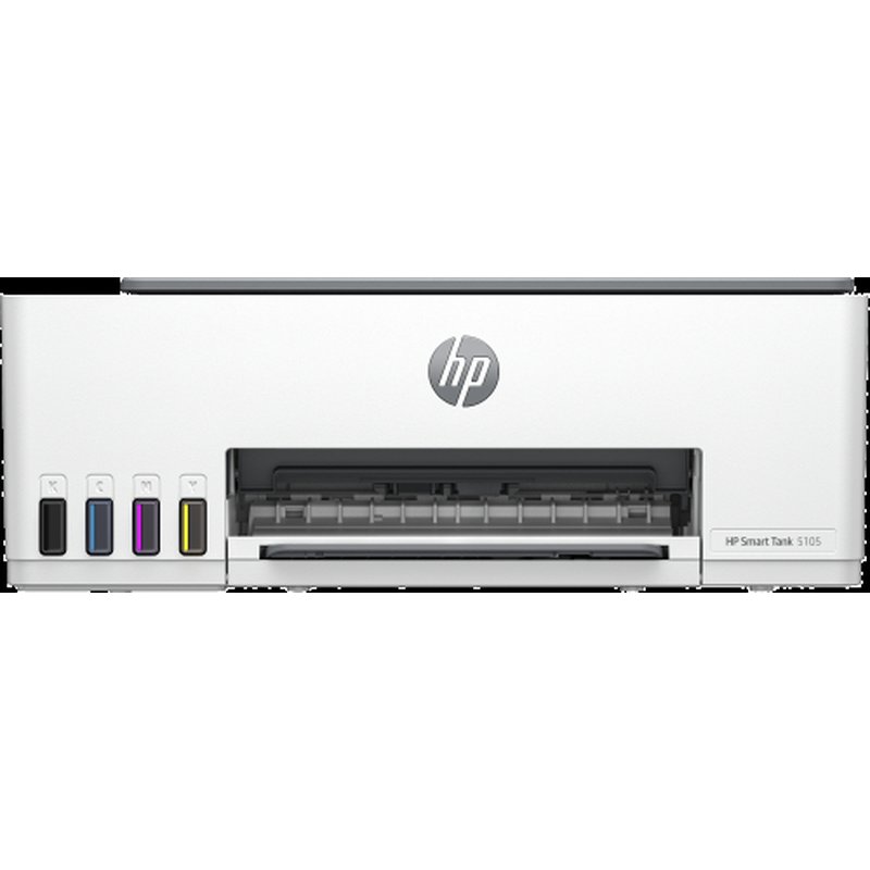 HP Smart Tank Impresora multifunción 5105, Color, Impresora para Home y Home Office, Impresión, copia, escáner, Conexión inalámbrica; Tanque de impresora de gran volumen; Impresión desde móvil o tablet; Escanear a PDF