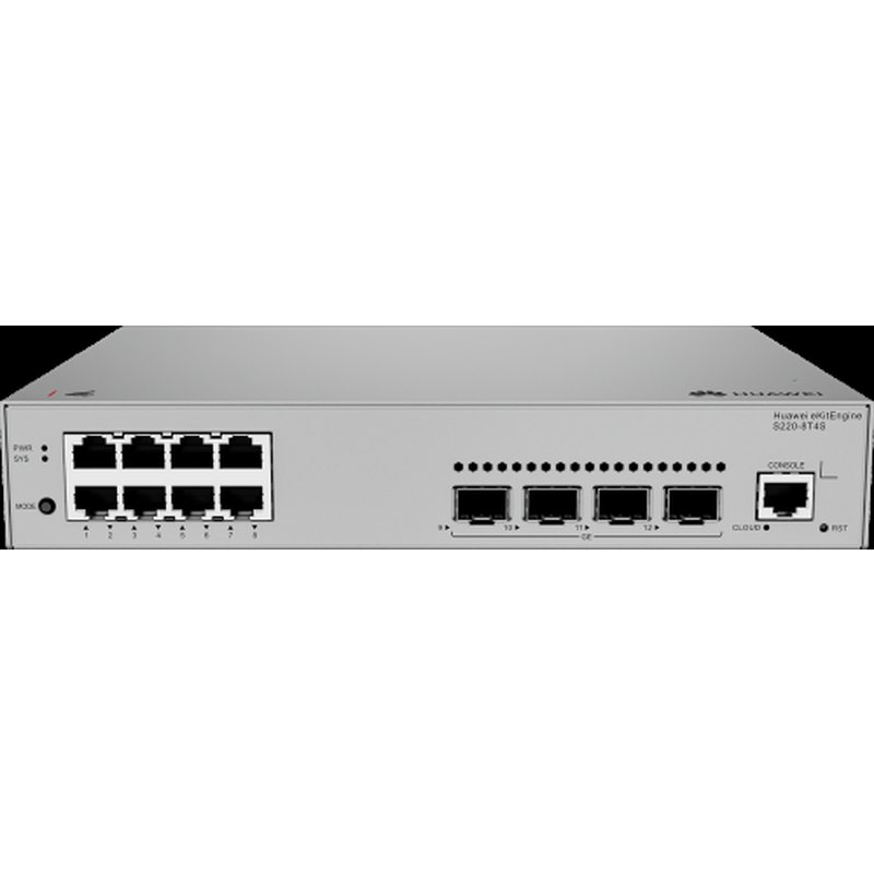 HUAWEI eKit S220 Series S220-8T4S Gestionado L2 Gigabit Ethernet (10/100/1000) 1U Gris HUAWEI eKit S220 Series S220-8T4S Gestionado L2 Gigabit Ethernet (10/100/1000) 1U Gris