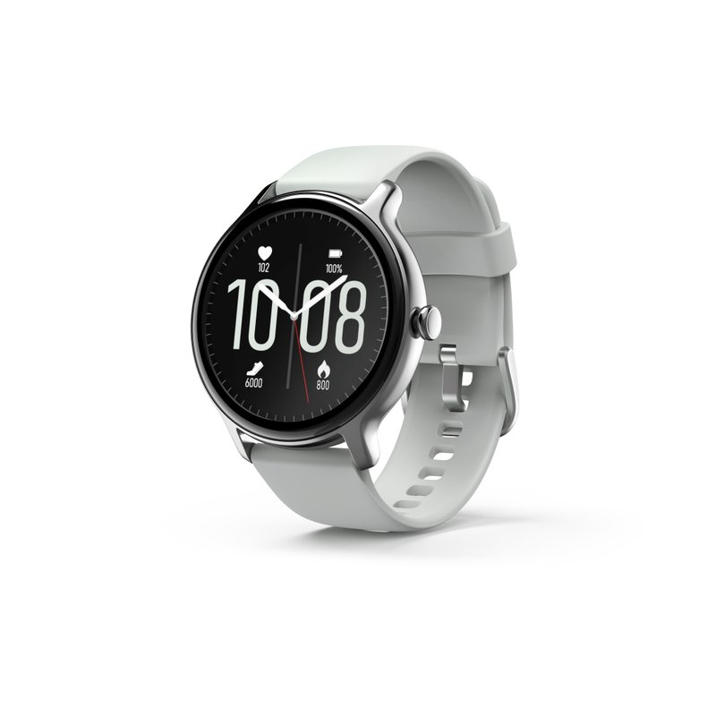 Hama Fit Watch 4910 2,77 cm (1.09") LCD 45 mm Digital Pantalla táctil Plata GPS (satélite)