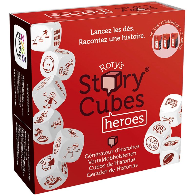 Juego Mesa Asmodee Story Cubes Heroes Juego Mesa Asmodee Story Cubes Heroes