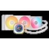 KIT REFRIGERACION LIQUIDA CPU CORSAIR ICUE LINK TITAN 360 RX LCD RGB WHITE