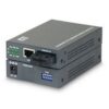 KTI 10/100TX to 100FX media converter, multimode, ST, 2Km (Agilent/Avago)
