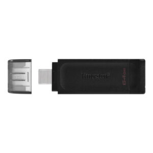 Alternative view of Kingston Technology DataTraveler 70 unidad flash USB 64 GB USB Tipo C 3.2 Gen 1 (3.1 Gen 1) Negro