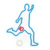 Lampara Forever Neon Plexi Led Footballer