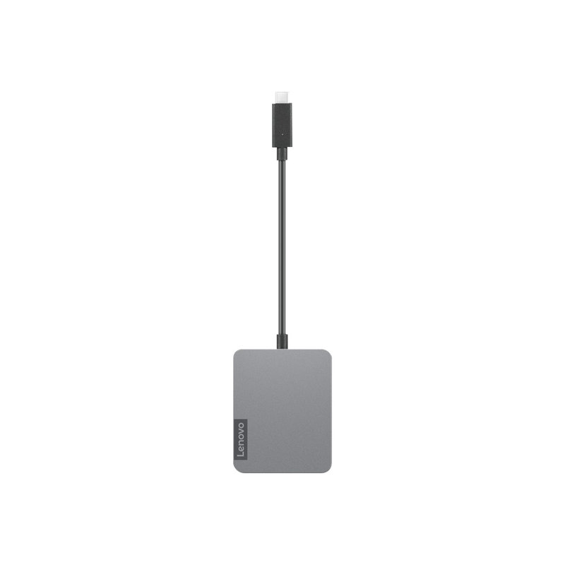 Lenovo 4X91A30366 hub de interfaz USB 2.0 Type-C Gris Lenovo 4X91A30366 hub de interfaz USB 2.0 Type-C Gris