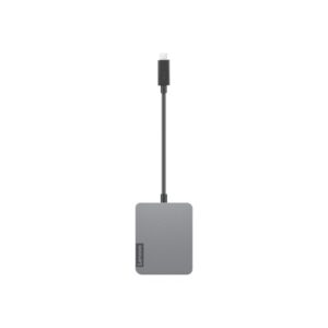 Lenovo 4X91A30366 hub de interfaz USB 2.0 Type-C Gris