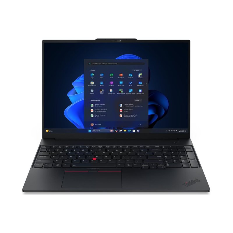 Lenovo ThinkPad E16 Gen 3 (Intel) Intel Core Ultra 7 255H Portátil 40,6 cm (16") WUXGA 16 GB DDR5-SDRAM 512 GB SSD Wi-Fi 6E (802.11ax) Windows 11 Pro Español Negro
