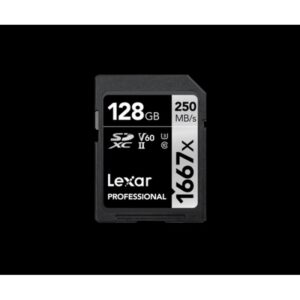 Lexar SDXC, 128 GB UHS-II Clase 10
