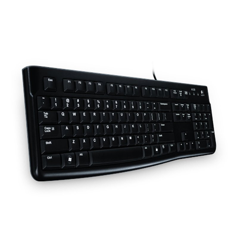 Logitech Keyboard K120 for Business teclado USB Búlgaro Negro