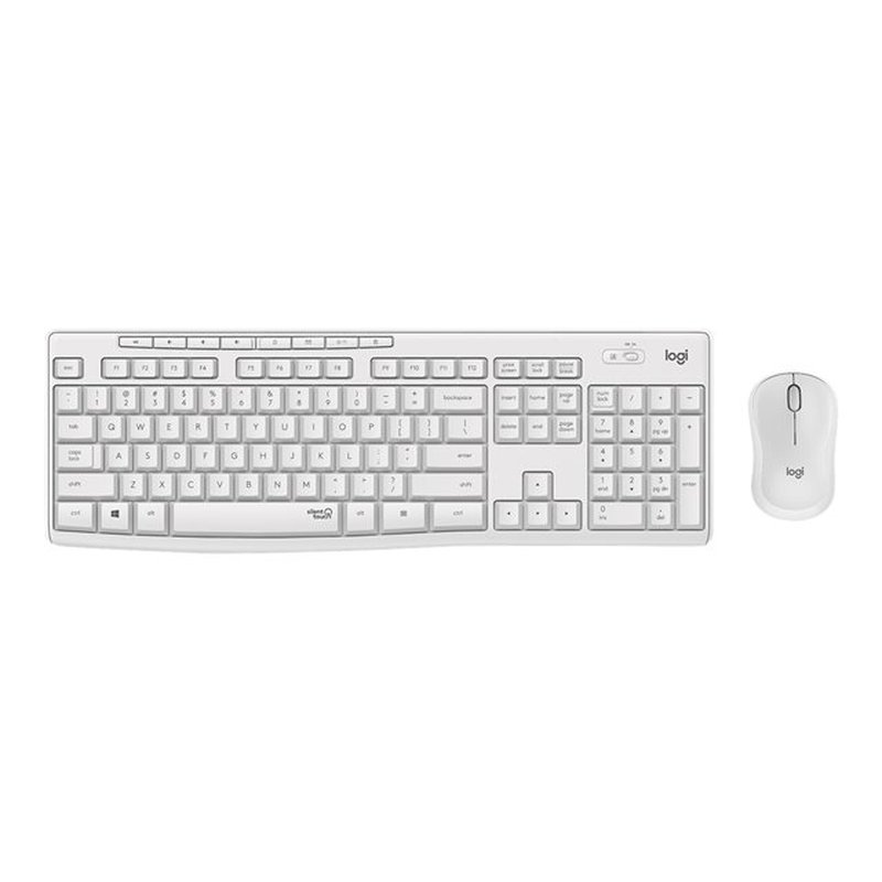 Logitech MK295 Silent Wireless Combo teclado Ratón incluido RF inalámbrico AZERTY Francés Blanco - Imagen 3