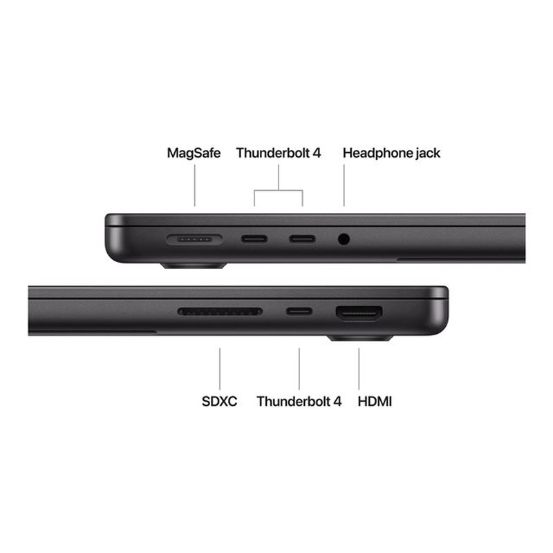 MBP 14 Space Black/10C/10C GPU/24GB/1TB MBP 14 Space Black/10C/10C GPU/24GB/1TB - Imagen 4