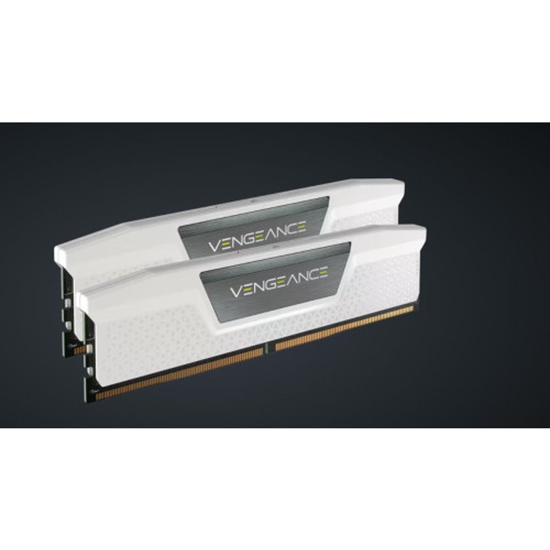 MEMORIA CORSAIR DDR5 32GB 2X16GB PC5600 VENGEANCE BLANCA CMK32GX5M2B5600C40W - Imagen 2