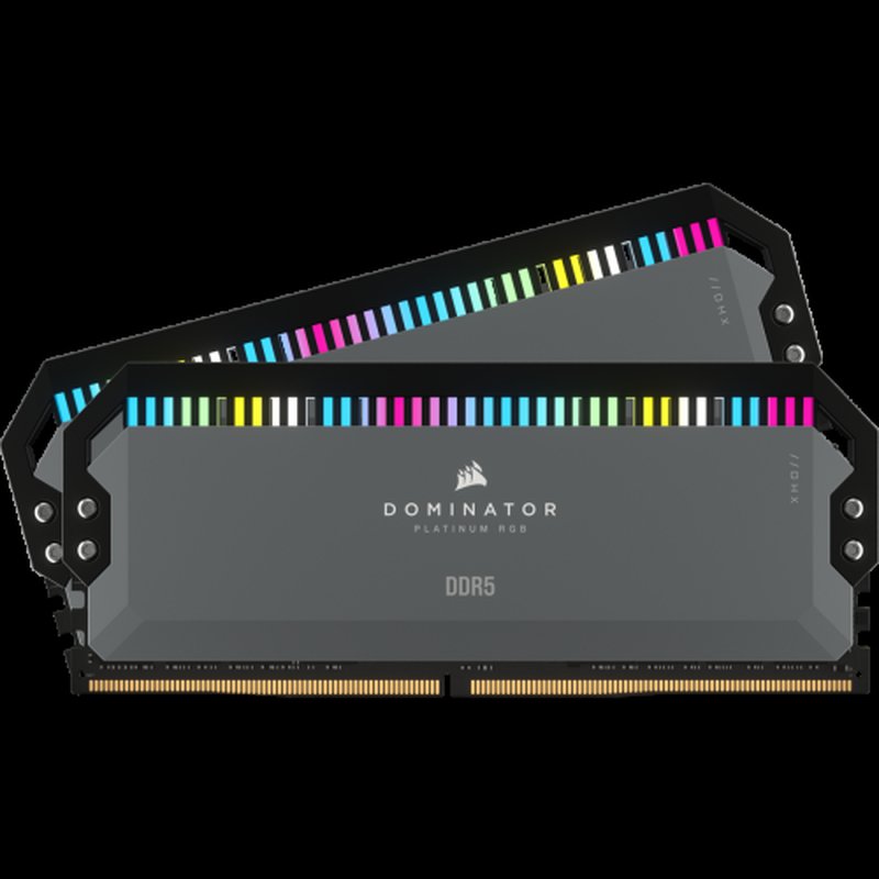 MEMORIA CORSAIR DDR5 32GB 2X16GB PC6000 DOMINATOR PLATINUM RGB CMT32GX5M2B6000Z30K - Imagen 2