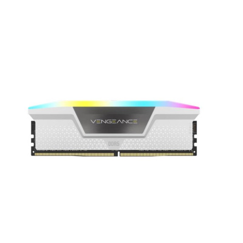 MEMORIA CORSAIR DDR5 32GB 2X16GB PC6400 VENGEANCE RGB BLANCA CMH32GX5M2B6400Z36W - Imagen 2