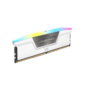 MEMORIA CORSAIR DDR5 32GB 2X16GB PC6400 VENGEANCE RGB BLANCA CMH32GX5M2B6400Z36W