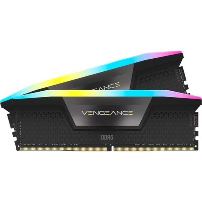 MEMORIA CORSAIR DDR5 64GB 2X32GB PC5200 VENGEANCE RGB CMH64GX5M2B5200C40 - Imagen 2