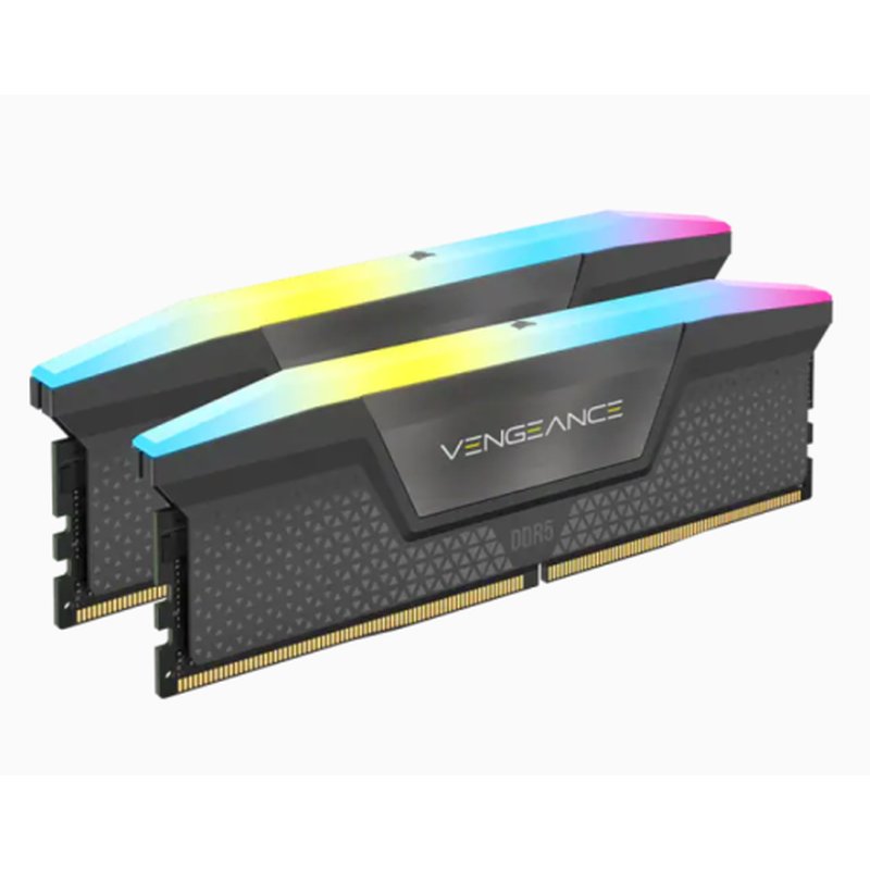 MEMORIA CORSAIR DDR5 64GB 2X32GB PC5200 VENGEANCE RGB CMH64GX5M2B5200Z40K - Imagen 3