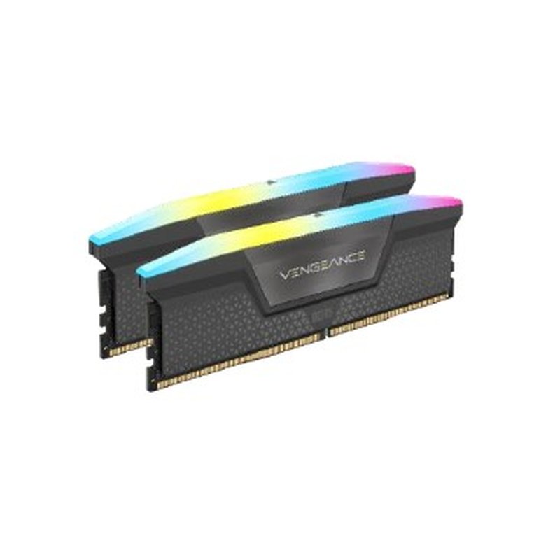 MEMORIA CORSAIR DDR5 64GB 2X32GB PC6400 VENGEANCE RGB CMH64GX5M2B6000Z28