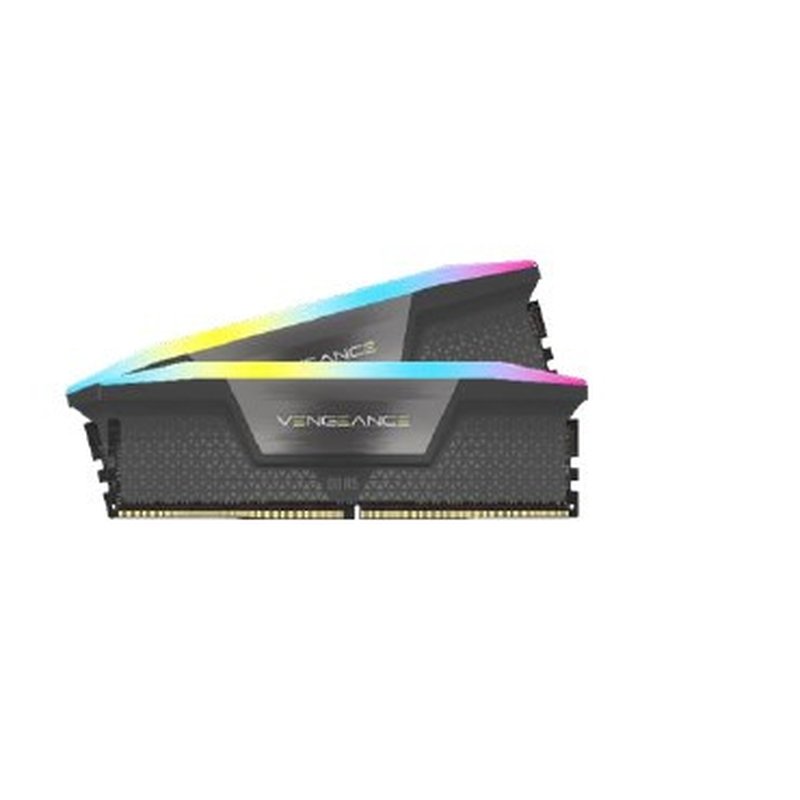 MEMORIA CORSAIR DDR5 64GB 2X32GB PC6400 VENGEANCE RGB CMH64GX5M2B6000Z28 - Imagen 2