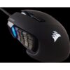 MOUSE CORSAIR GAMING SCIMITAR RGB ELITE 18000DPI 17 BOTONES USB BLACK